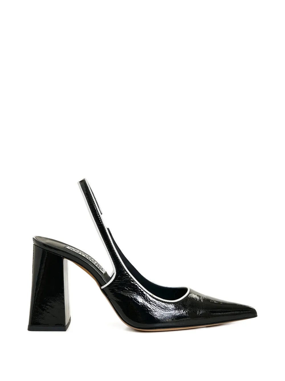 Essentiel Antwerp Jumps4 block-heel strap pumps Zwart