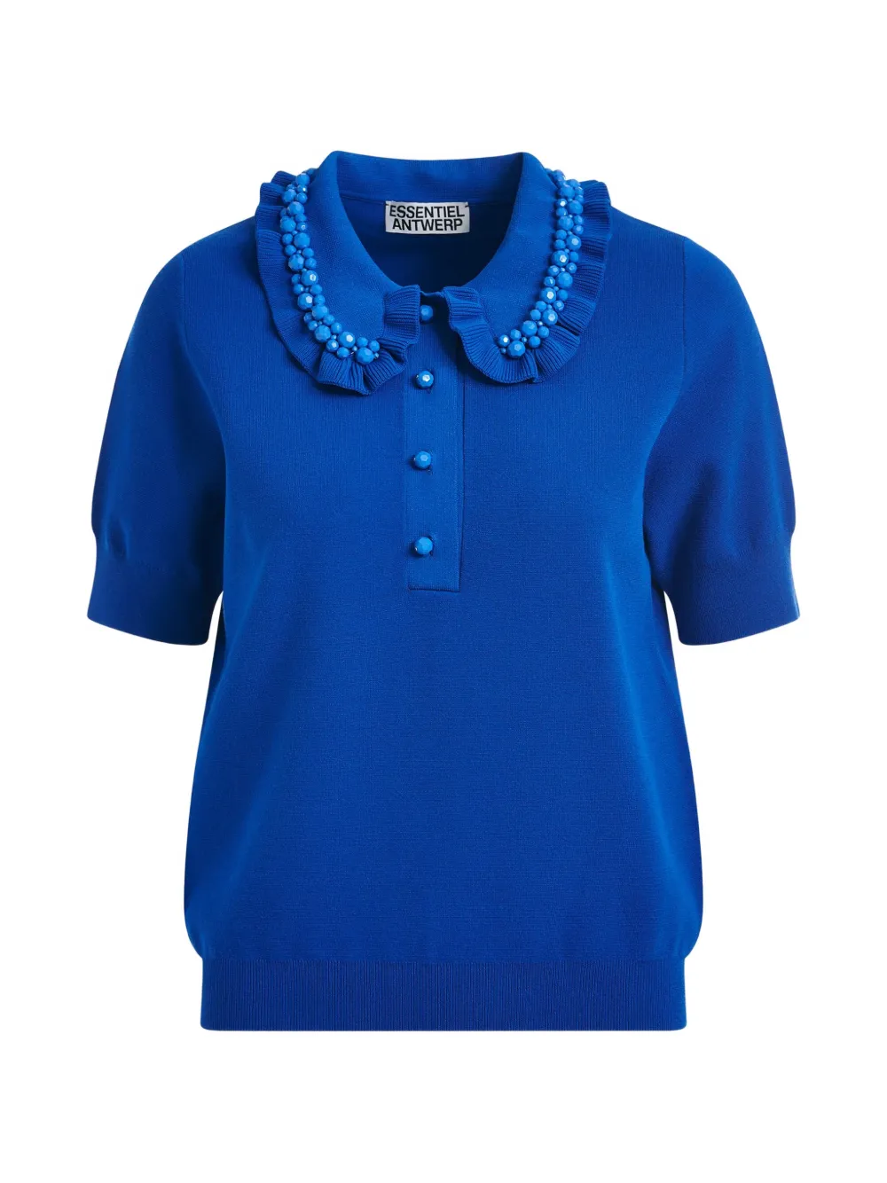 Essentiel Antwerp Polo Jewelry con ruches - Blu