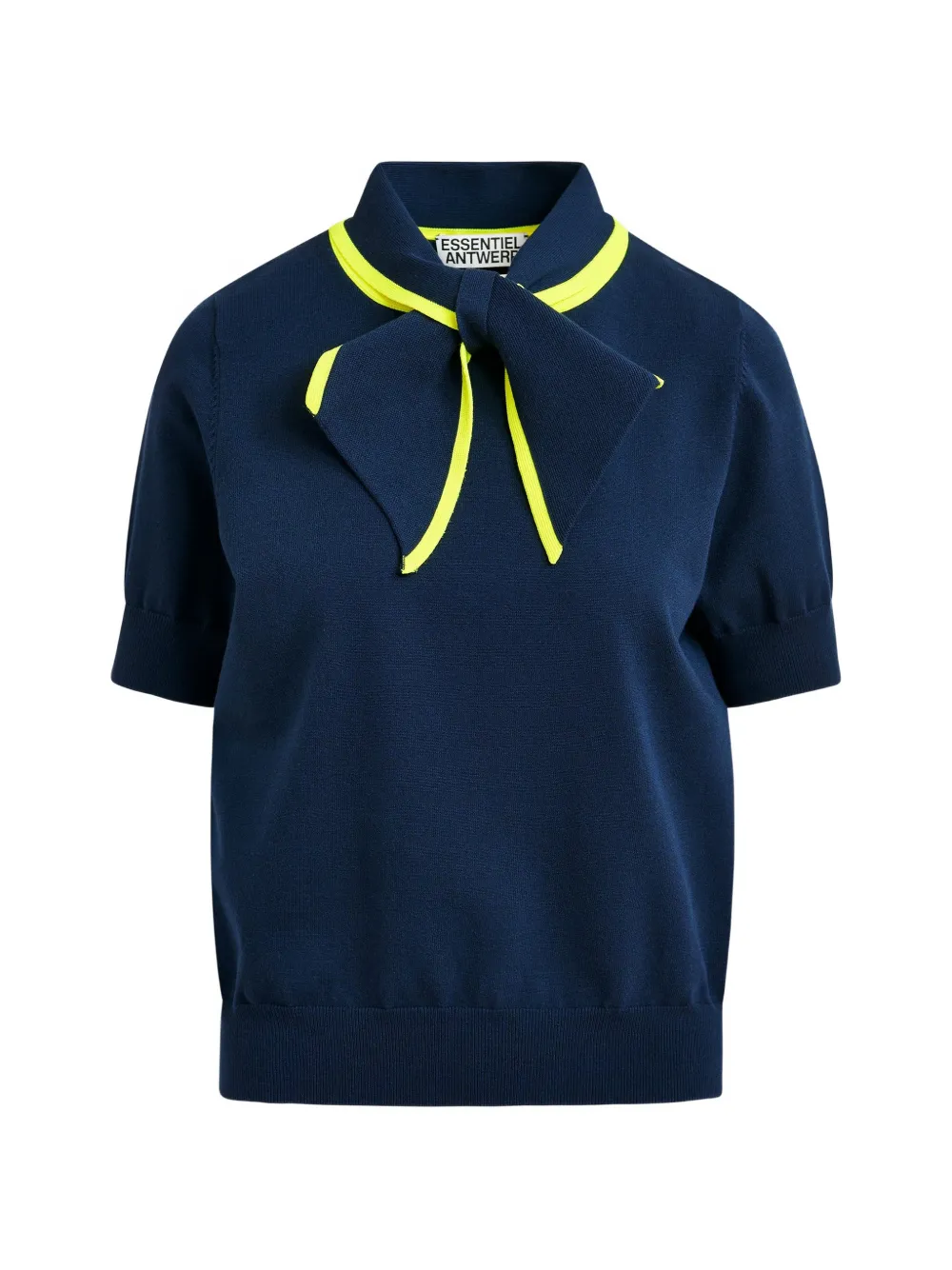 Essentiel Antwerp Top Jonda a maniche corte - Blu