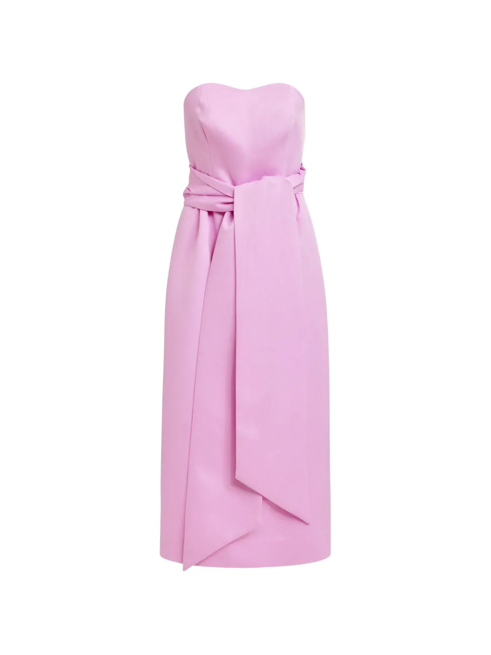 Essentiel Antwerp Juror sleeveless belted midi dress - Rosa