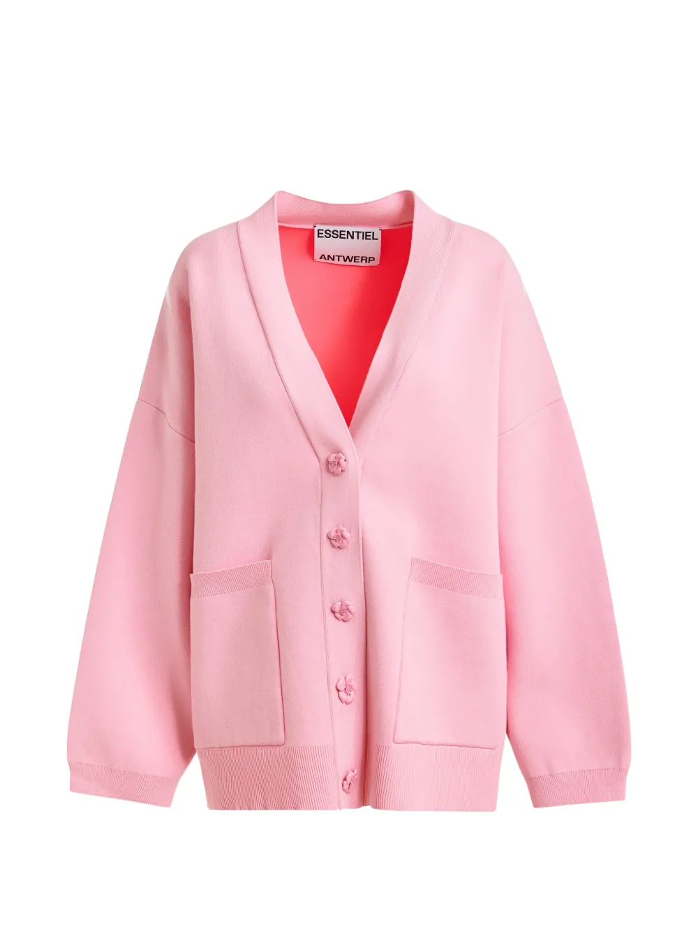 Essentiel Antwerp Cardigan Jomber con tasche - Rosa