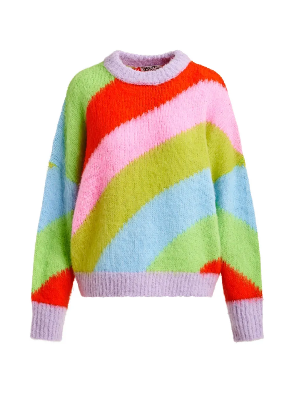 Essentiel Antwerp striped knitted sweater - Verde