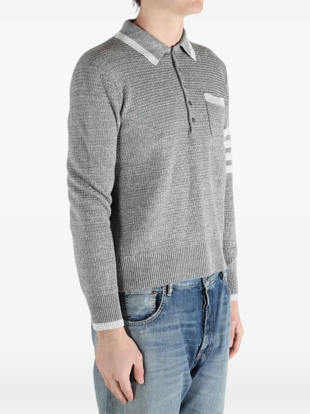 Thom Browne Poloshirt met zak Grijs