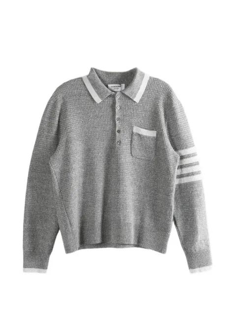 Thom Browne pocket striped polo shirt