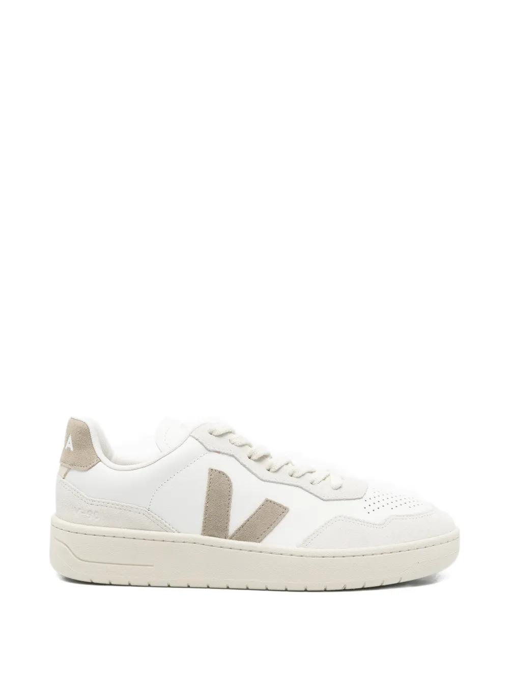 VEJA V-90 logo patch sneakers - Bianco