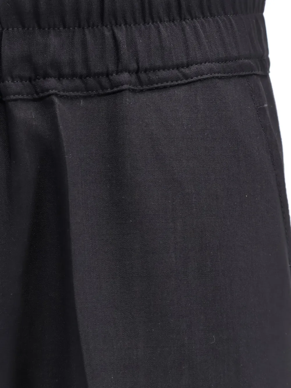 drawstring flap-pocket trousers