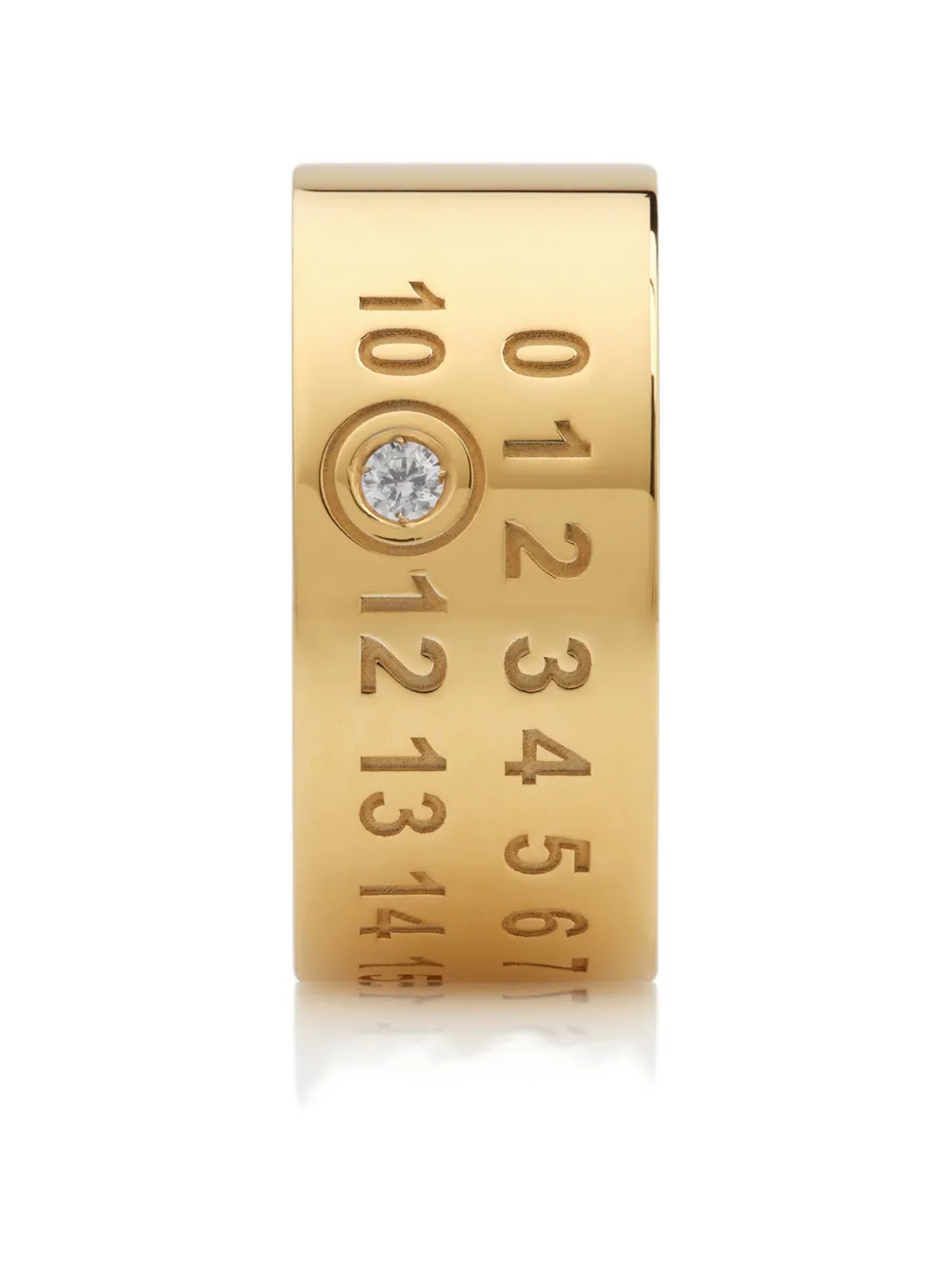 Maison Margiela Numerical diamond ring - Oro