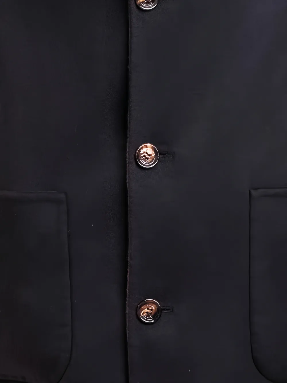  Kiton Reversible Cashmere Overcoat - Blue 