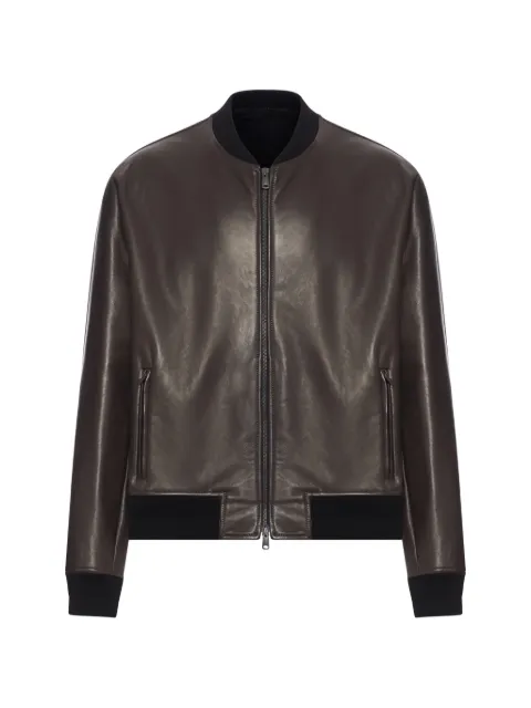 Salvatore Santoro zip-up leather jacket