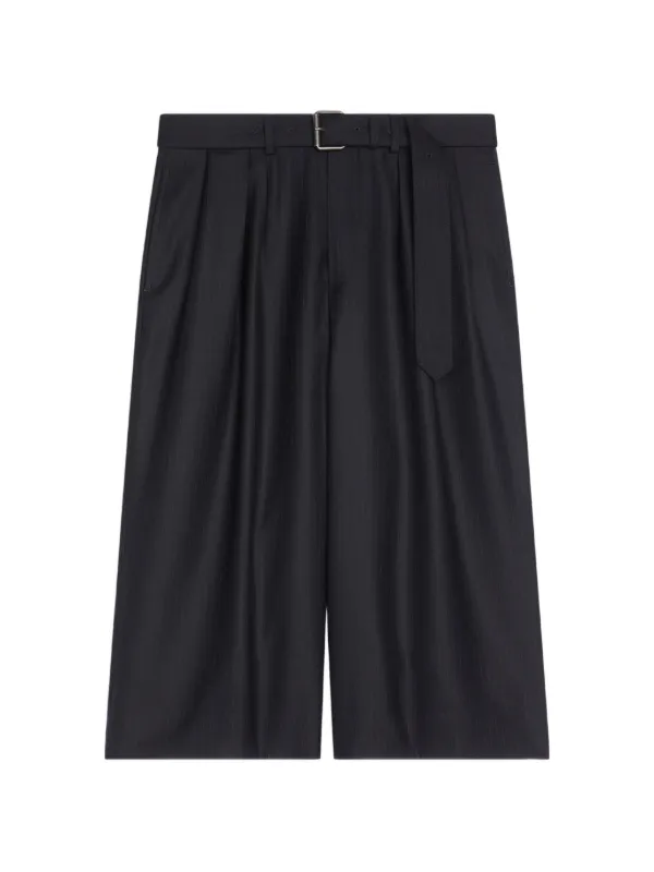 16SS DRIES VAN NOTEN ベルテッドショートパンツ DRIES VAN NOTEN ベルテッド ショートパンツ | ブルー | FARFETCH JP