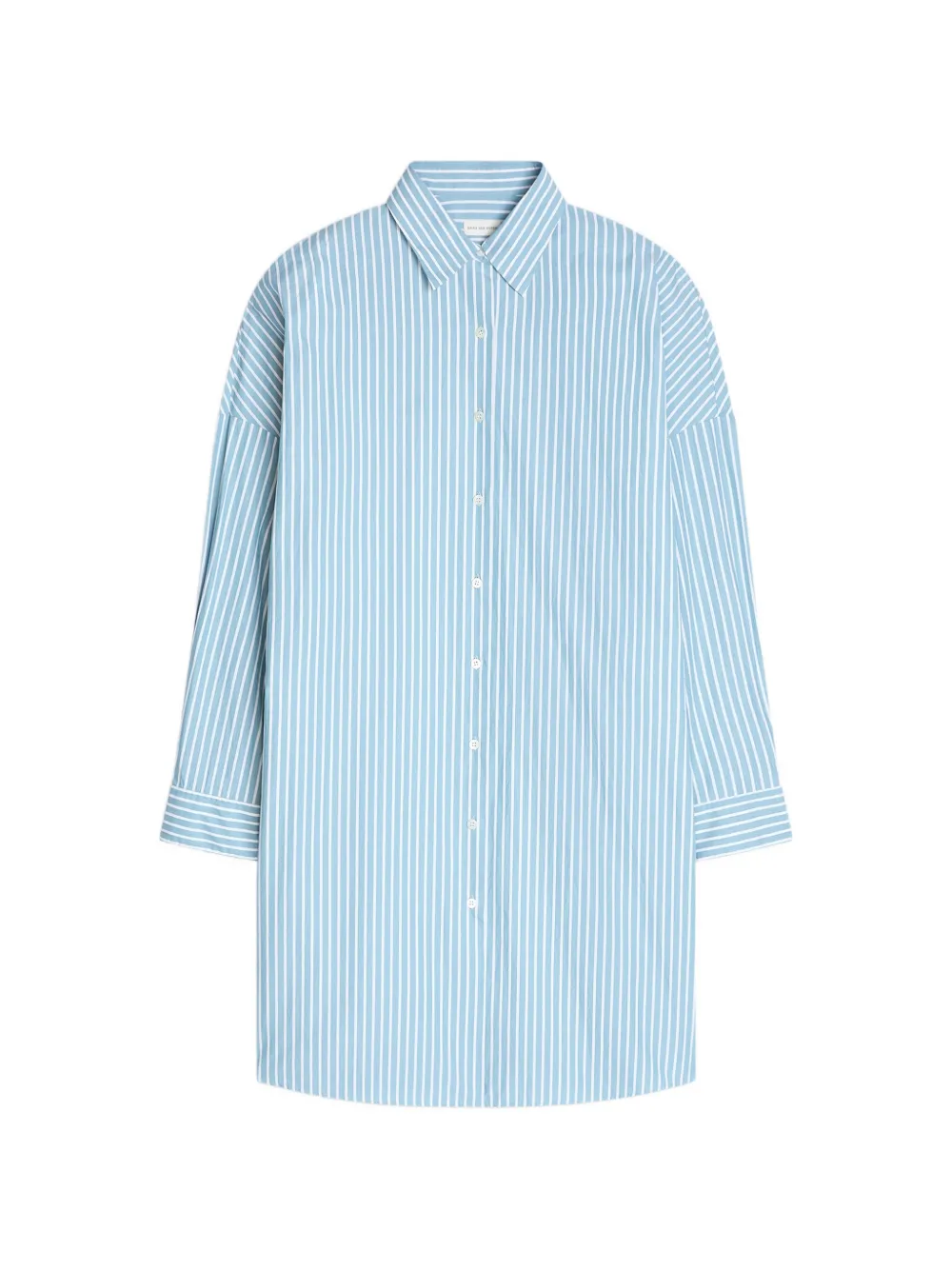 DRIES VAN NOTEN striped shirt dress - Blue