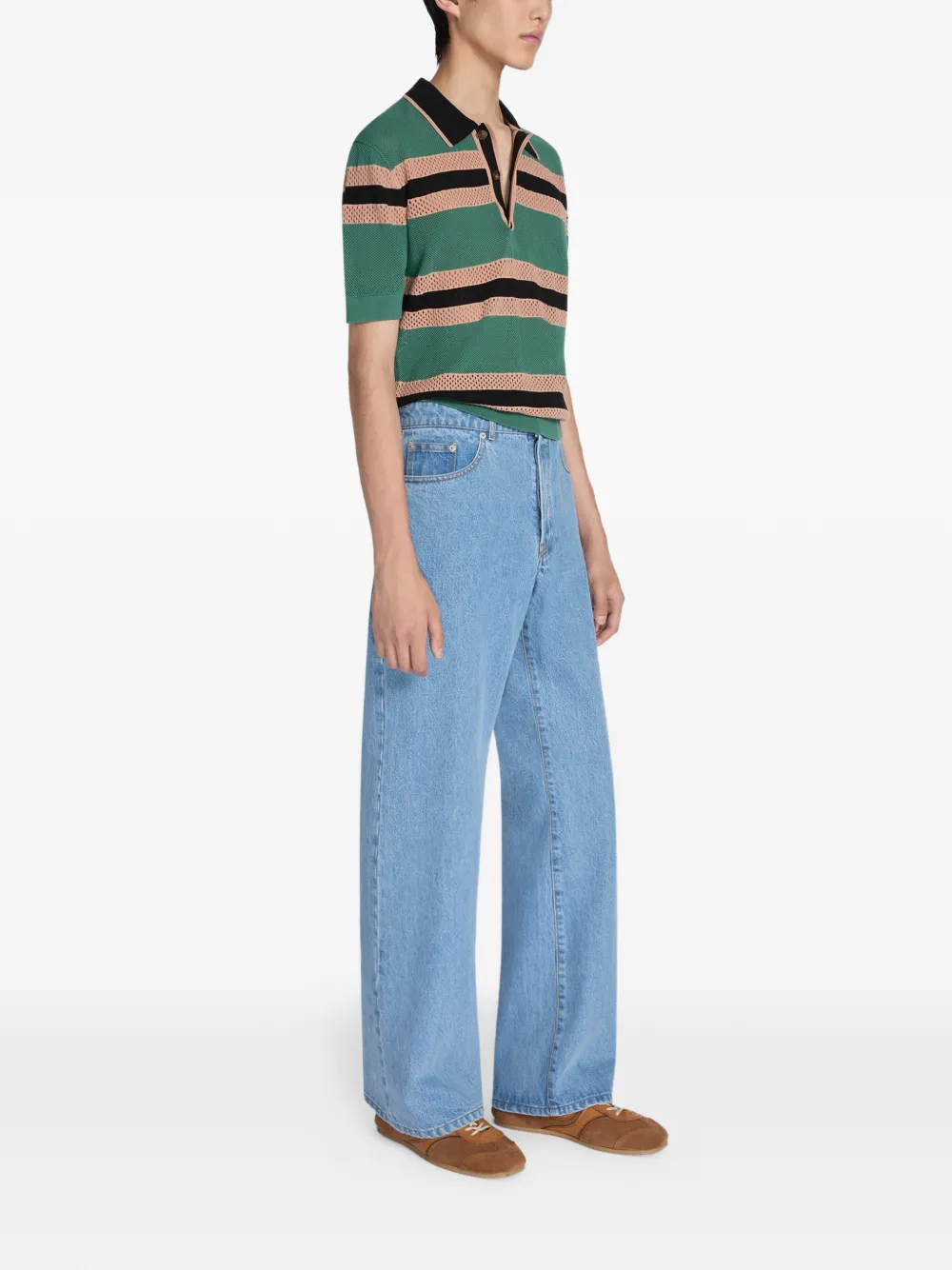  Dries Van Noten Straight Leg Jeans - Blue 