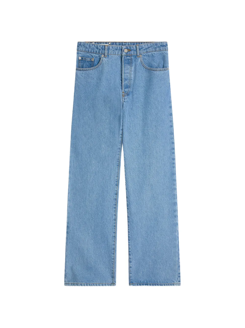 DRIES VAN NOTEN straight leg jeans - Blu