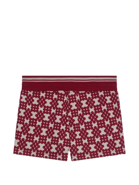 DRIES VAN NOTEN ribbed jacquard shorts