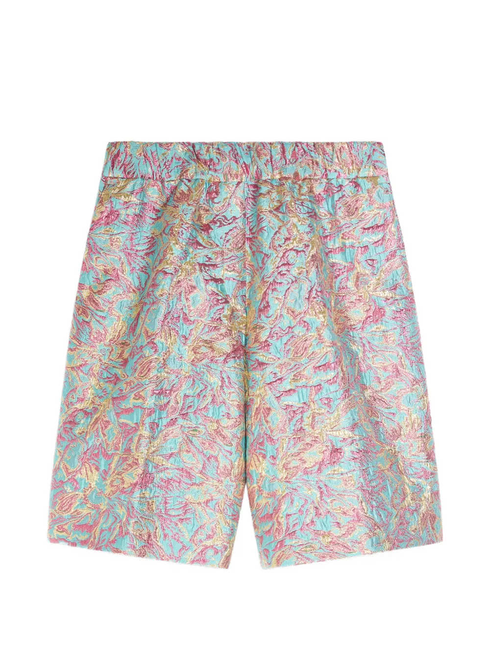 DRIES VAN NOTEN Shorts con effetto jacquard - Blu
