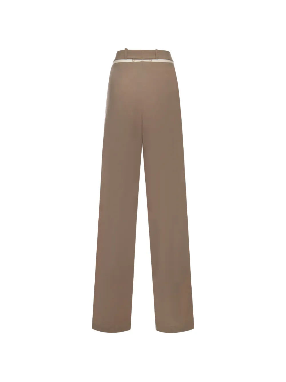 Nensi Dojaka Pantaloni pantalon met tonale riem Bruin