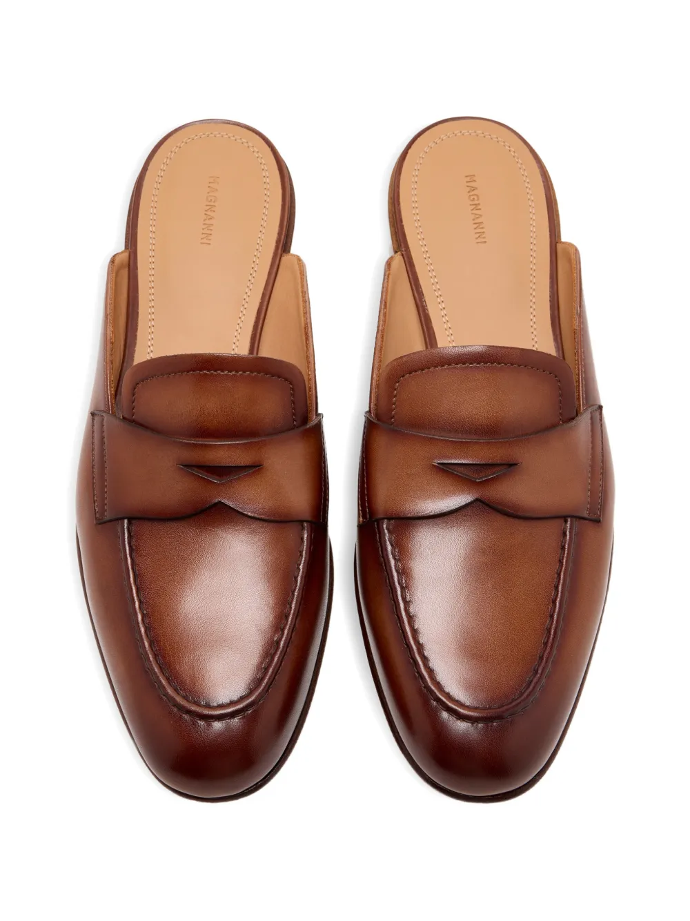 Magnanni penny mules Bruin