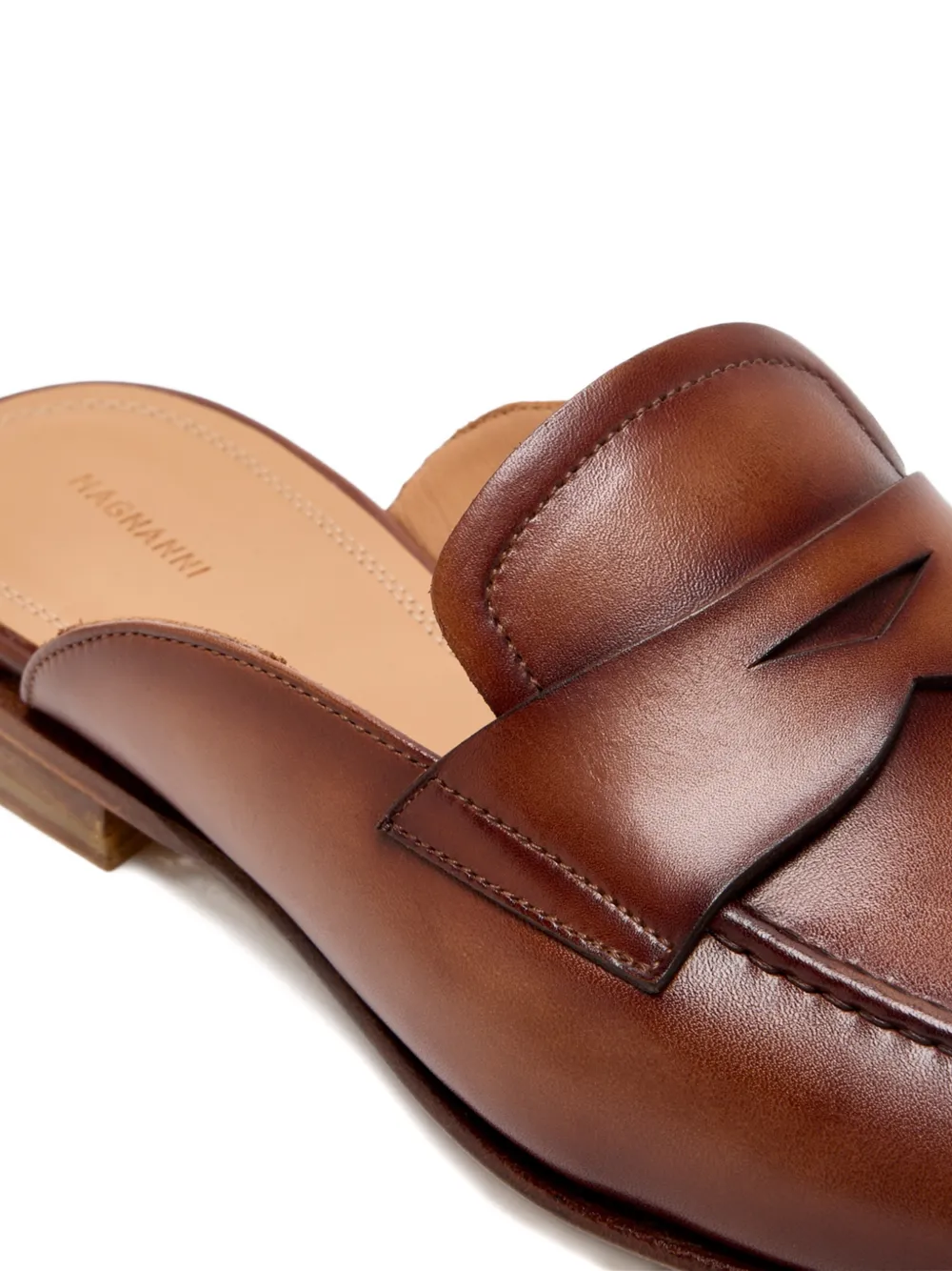 Magnanni penny mules Bruin
