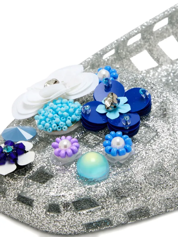 HEAVENLY JELLY Dazzla フラットシューズ | シルバートーン | FARFETCH JP