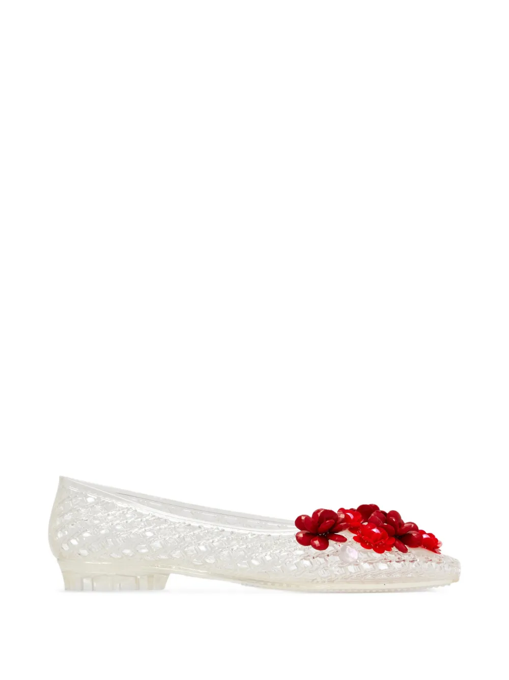 HEAVENLY JELLY Nova ballet flats - Bianco