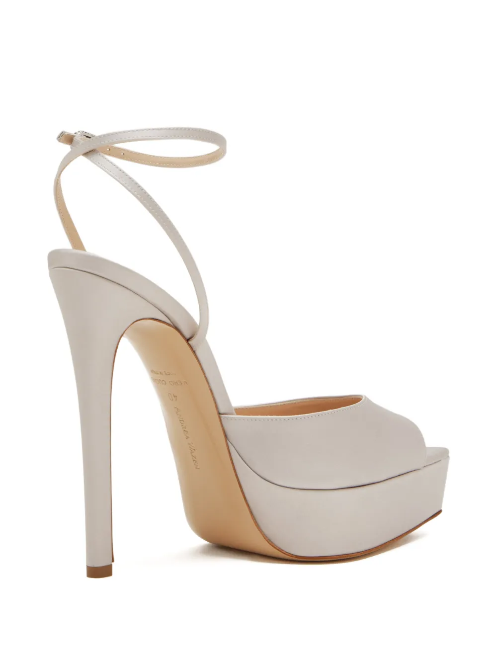 Andrea Wazen 140 mm Loulou sandalen Grijs