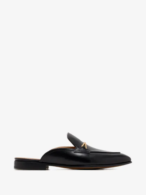 Magnanni mules à finitions contrastantes