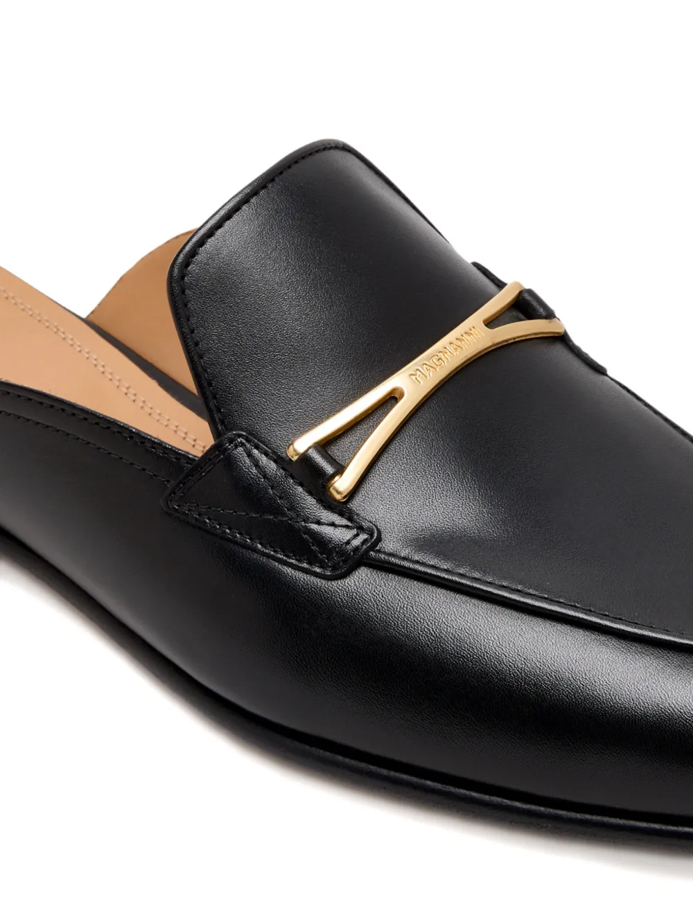 Magnanni trim mules Zwart