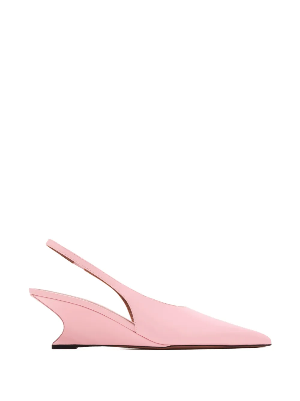 Paris Texas Nina slingback wedge pumps - Rosa