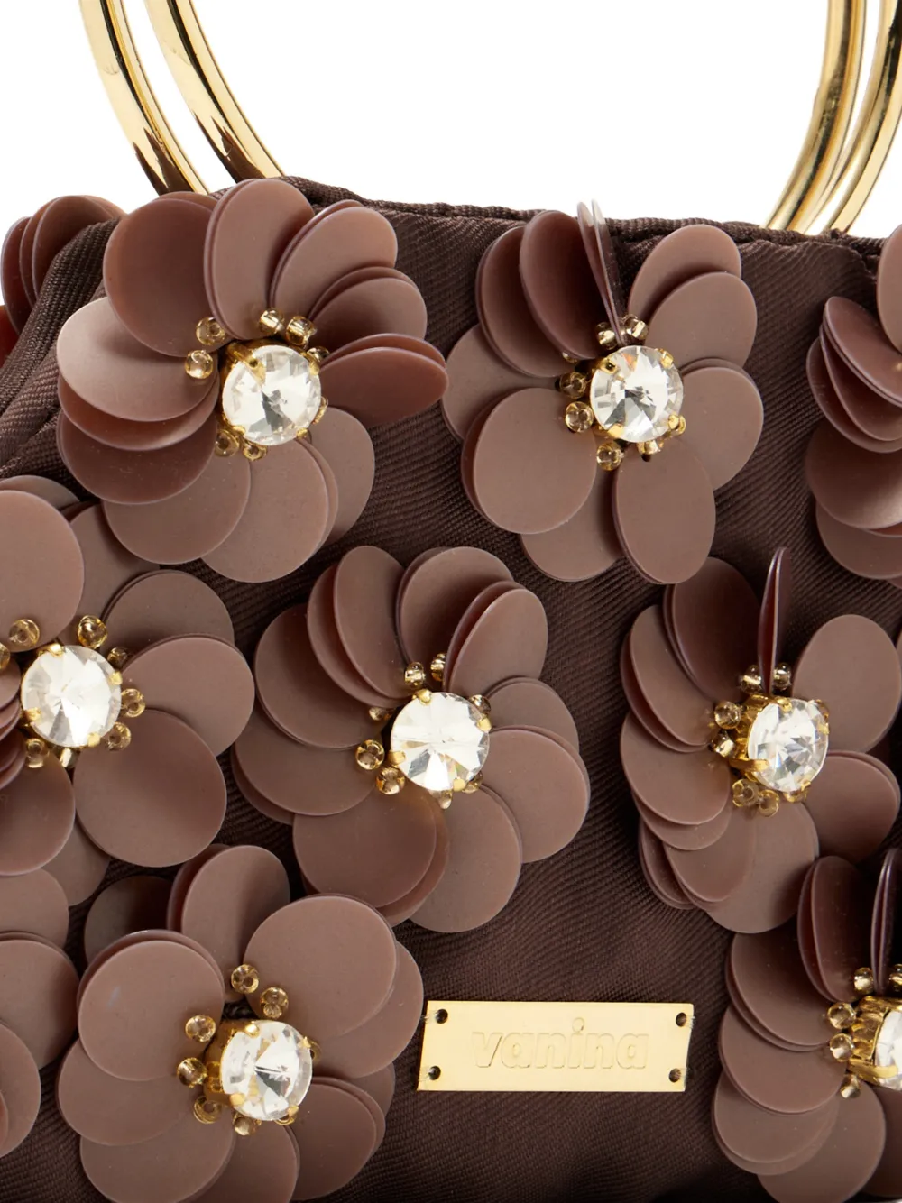 Vanina Eclat de Marguerites handtas Bruin