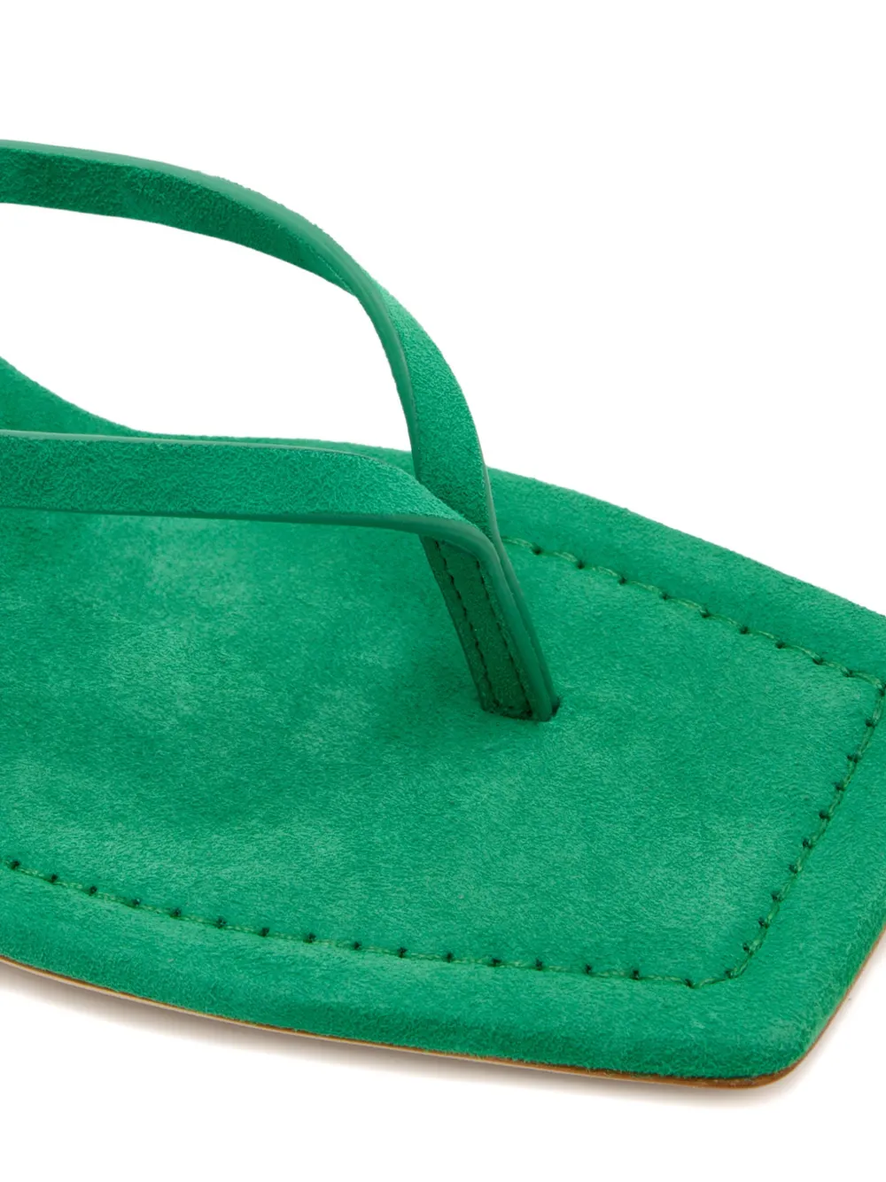 Christopher Esber Frida sandalen met vierkante neus Groen