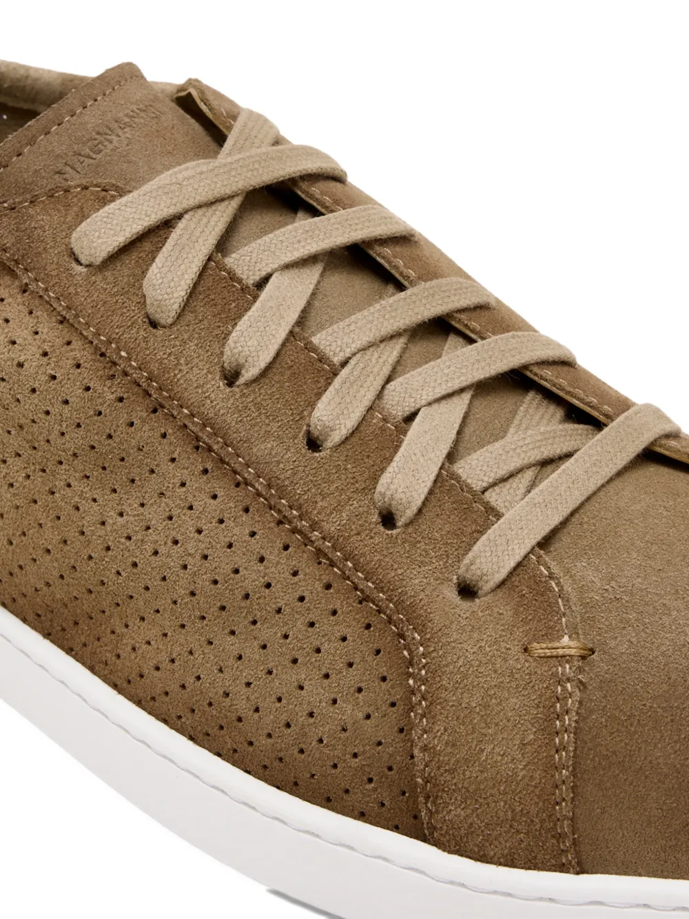 Magnanni perforated sneakers Bruin
