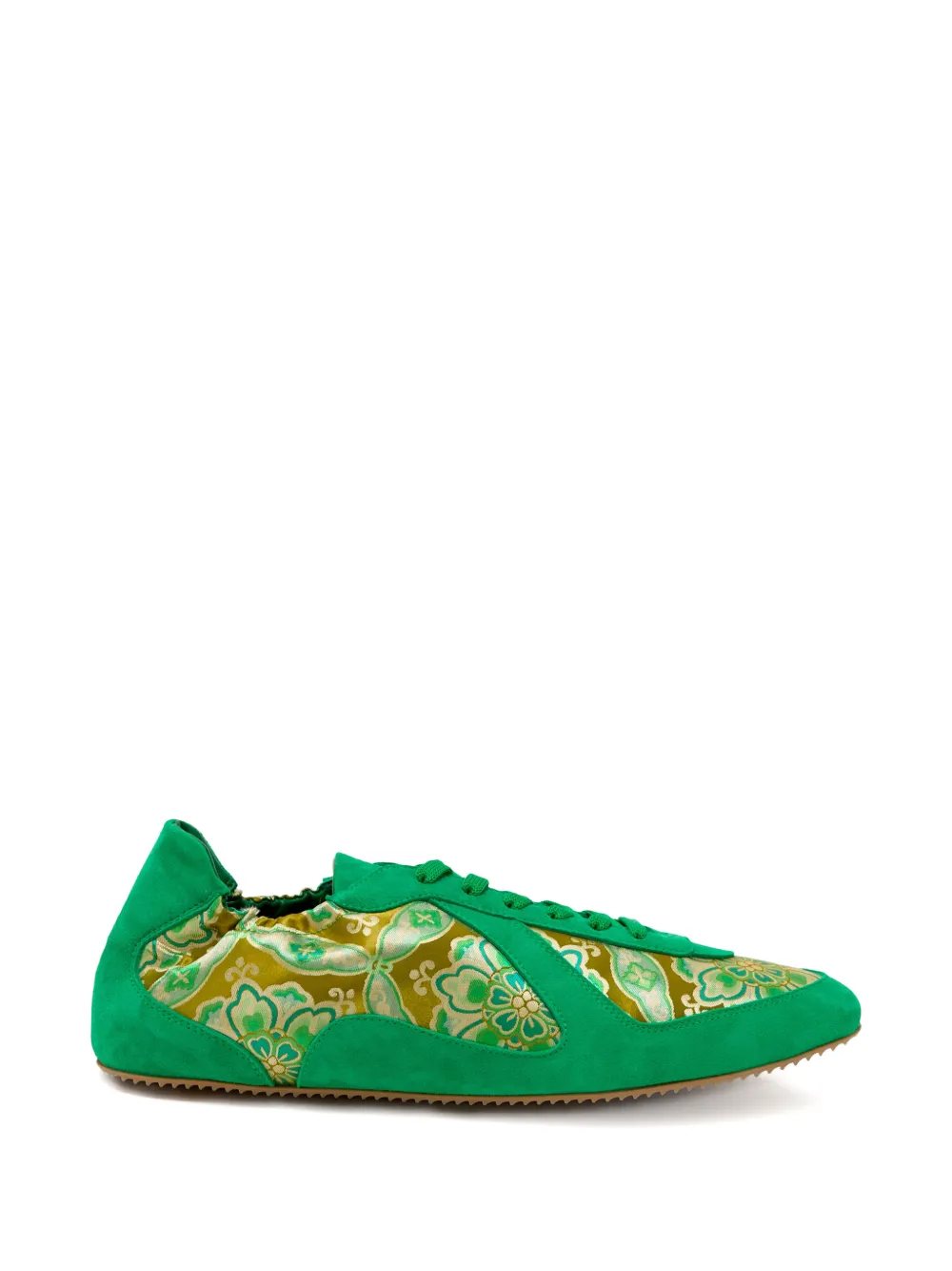 Christopher Esber floral-print sneakers Groen