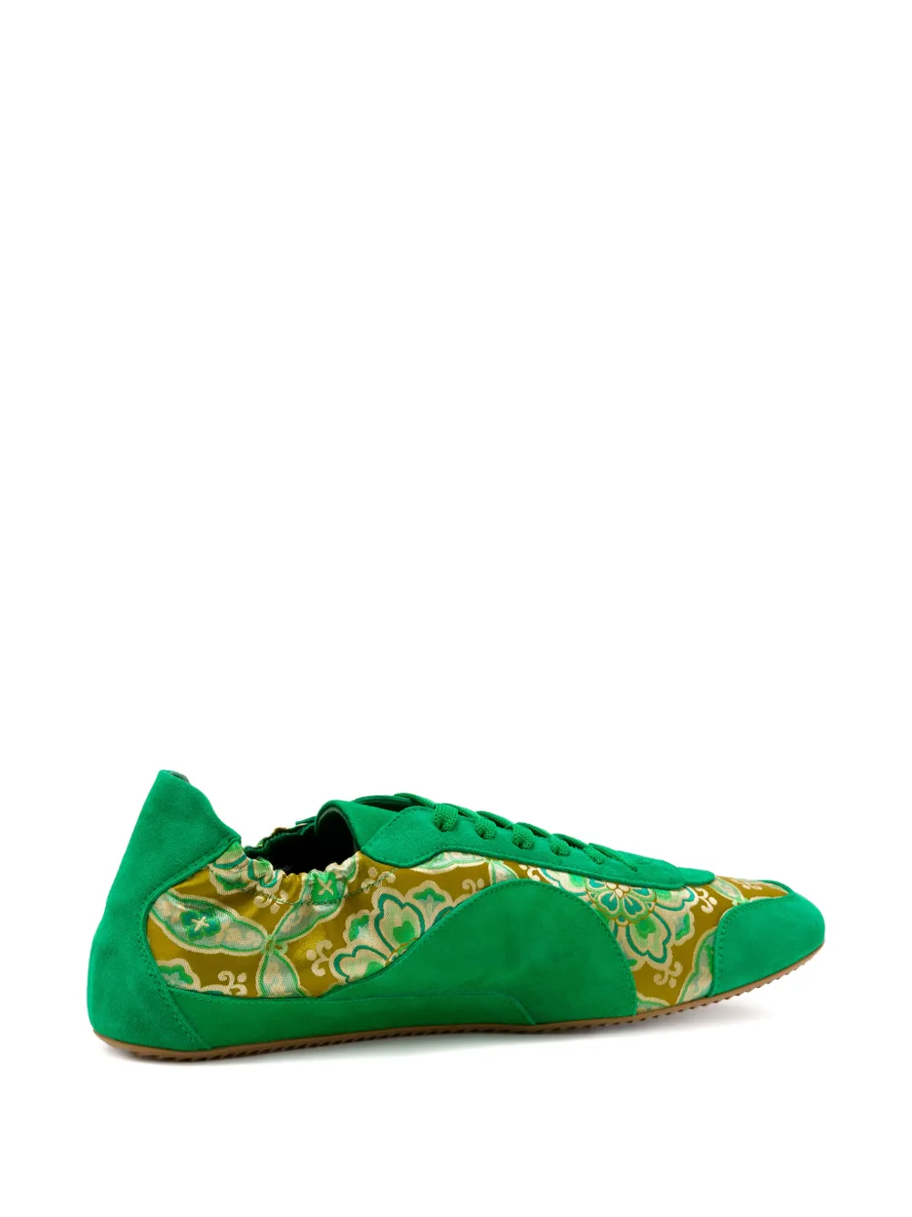 Christopher Esber floral-print sneakers Groen