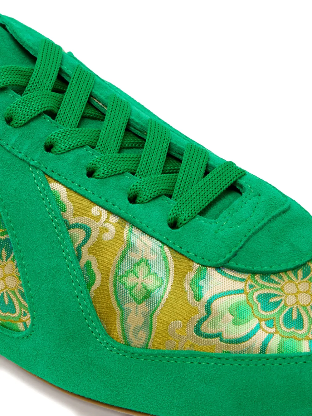 Christopher Esber floral-print sneakers Groen