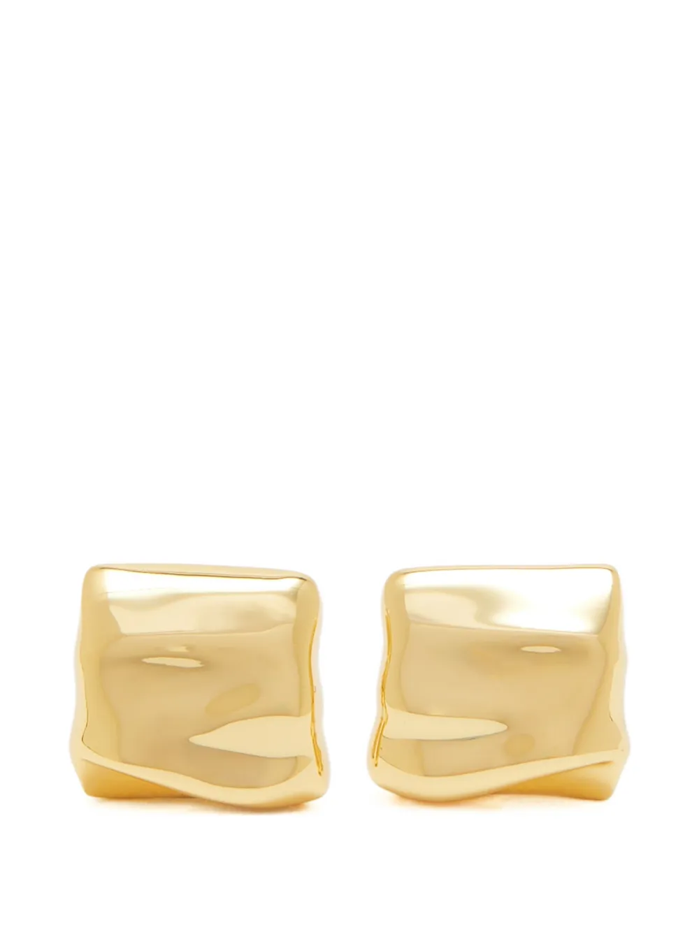 Jenny Bird hammered stud earrings - Oro