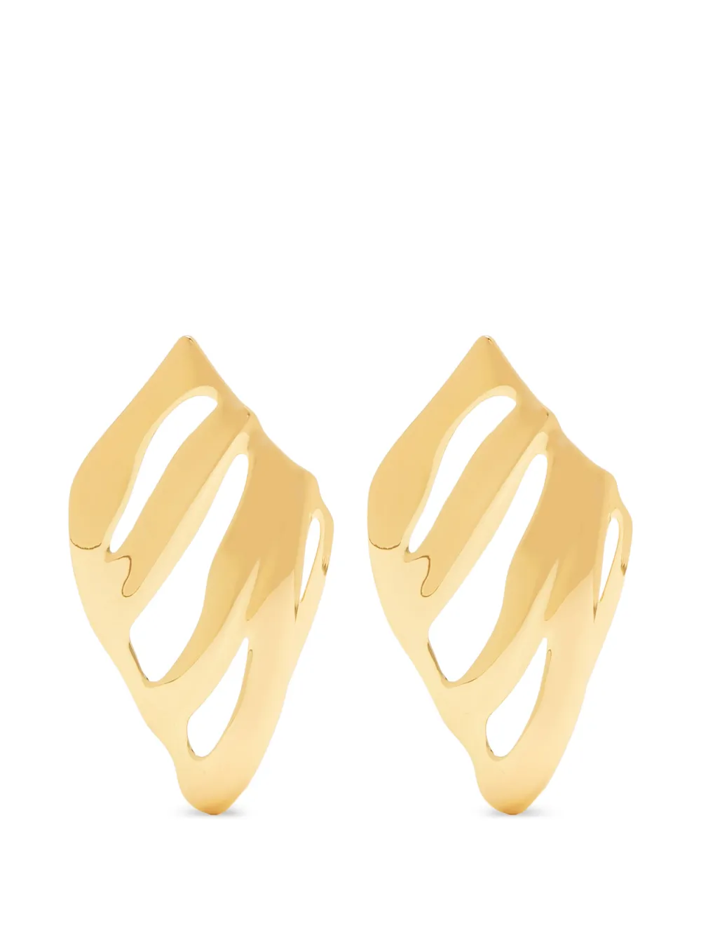 Jenny Bird cut-out earrings - Oro