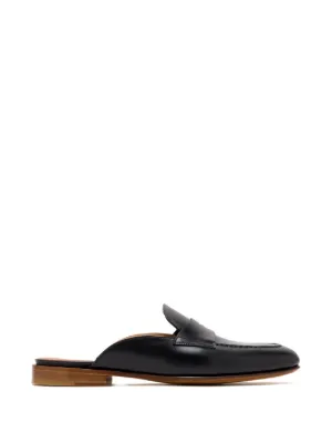 Tod's フリンジ レザーミュール | ブラック | FARFETCH JP