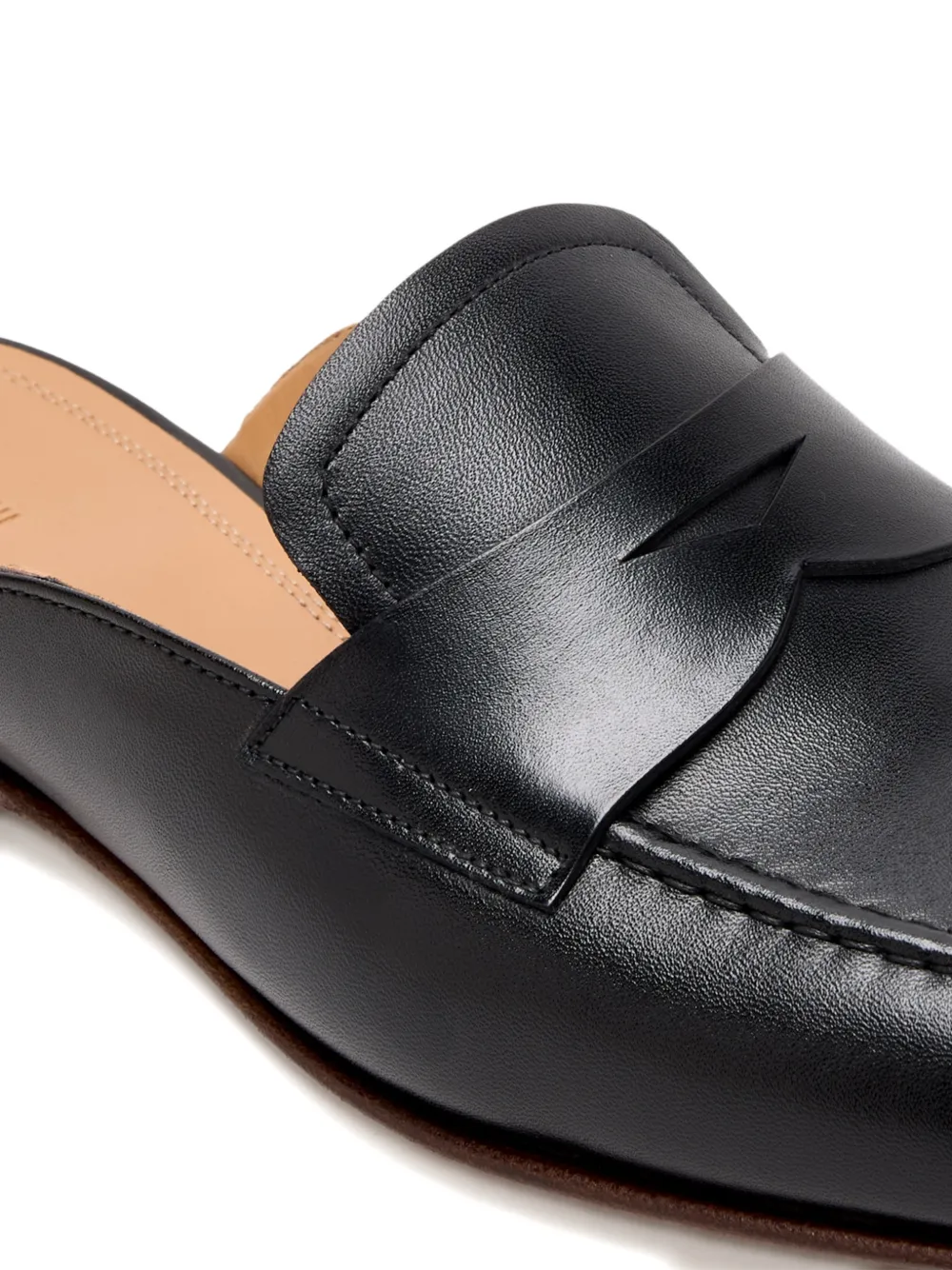 Magnanni leather mules Zwart