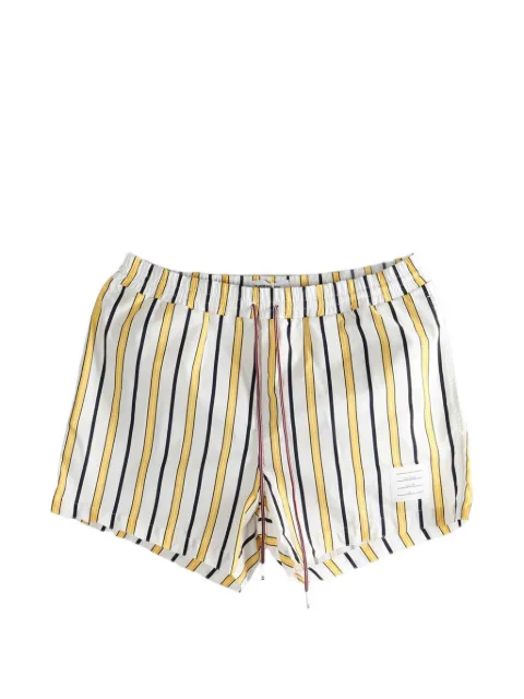 Thom Browne striped drawstring swim shorts