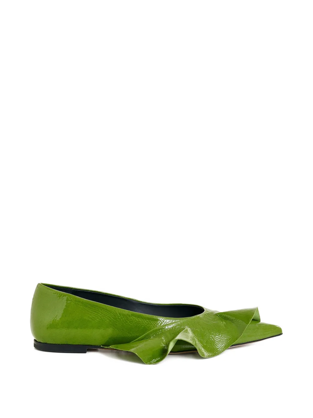 Essentiel Antwerp Pumps met ruches Groen