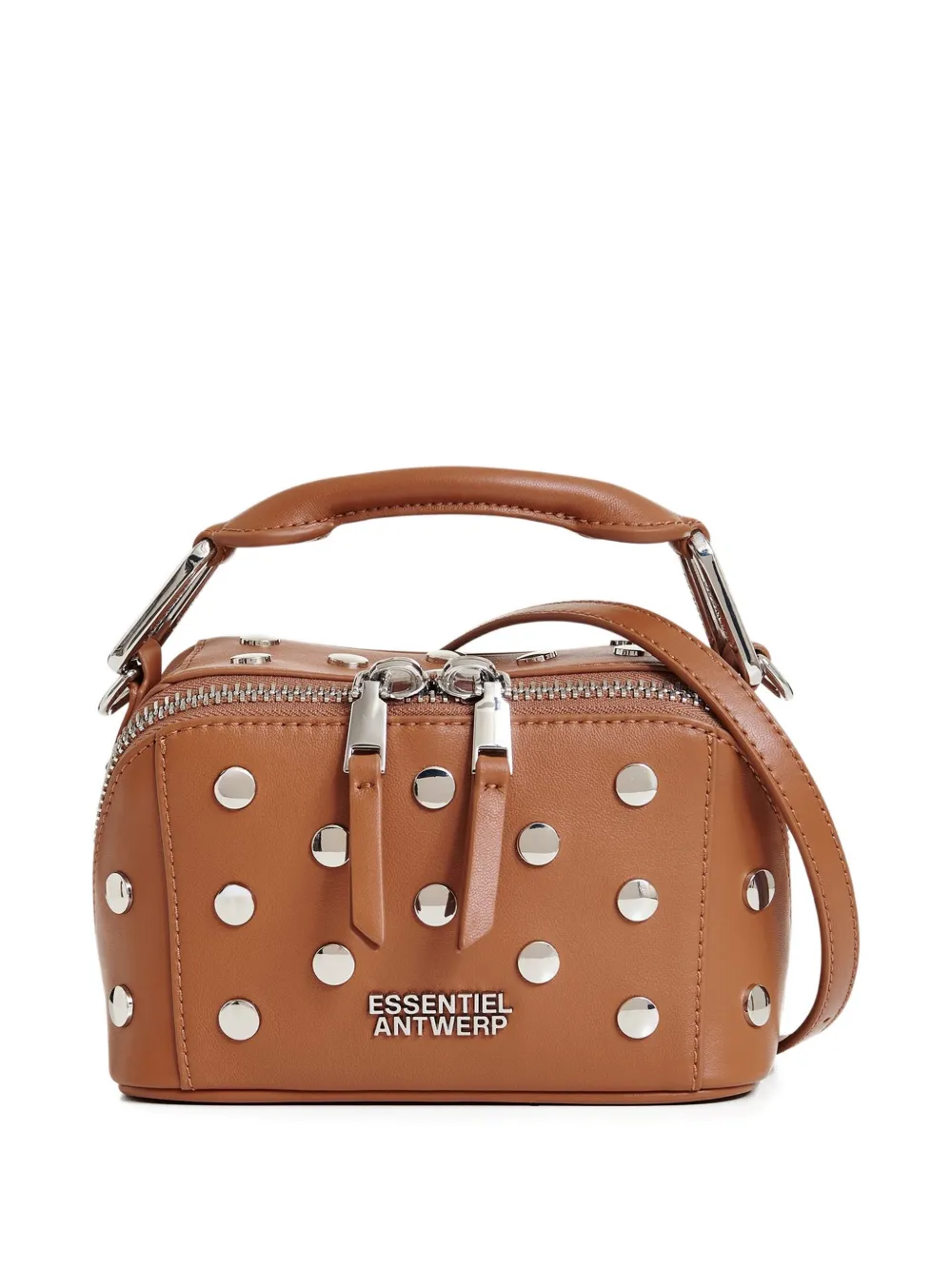 Essentiel Antwerp Bobbi leather shoulder bag - Marrone