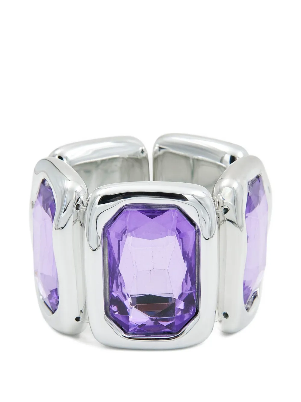 Essentiel Antwerp glass bracelet - Argento