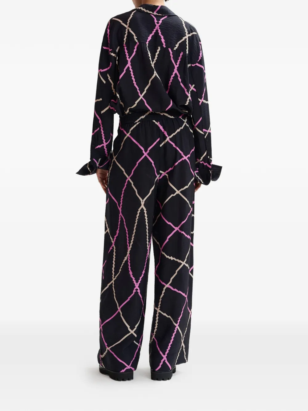 Essentiel Antwerp Blouse met print Zwart