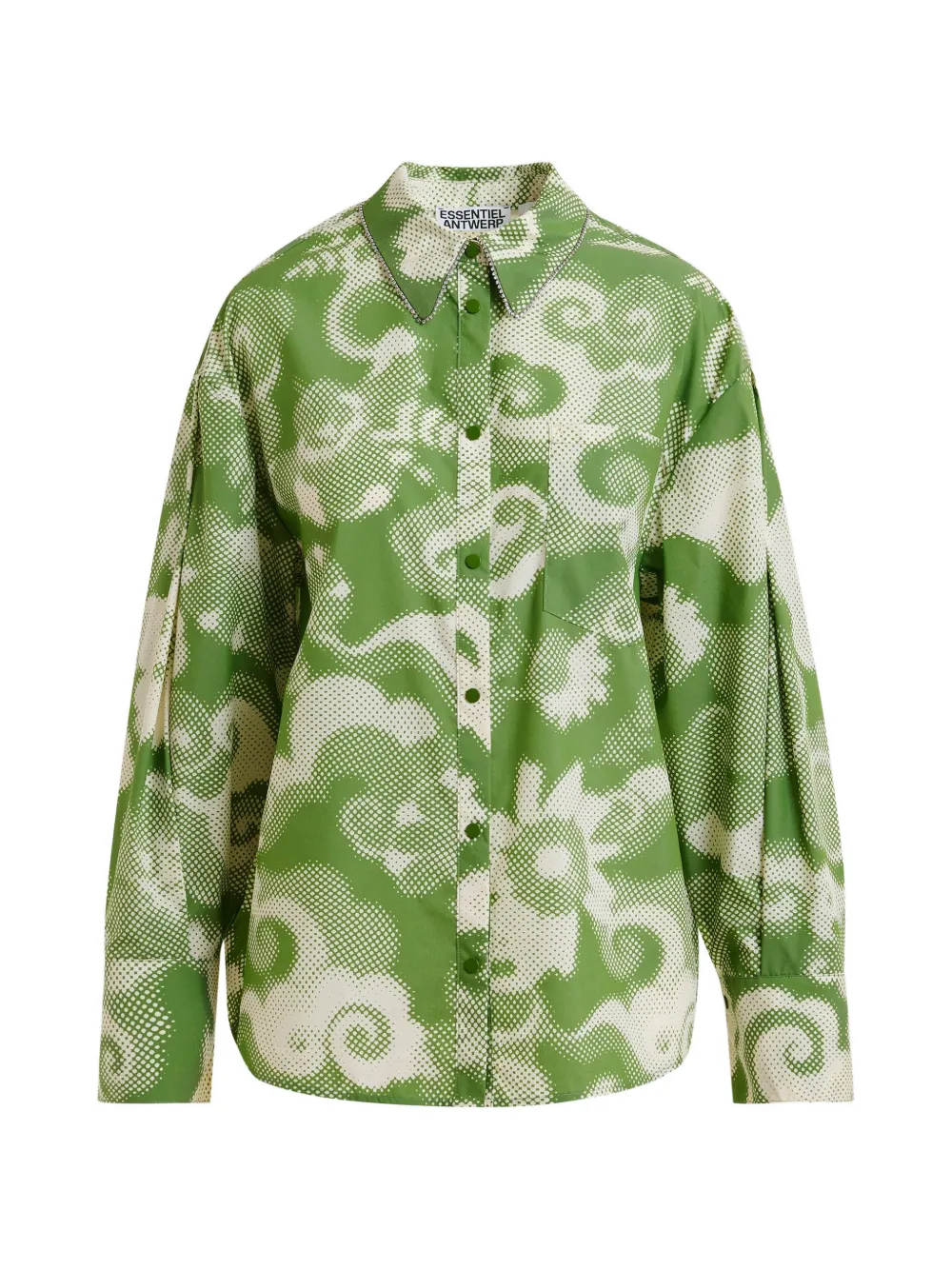 Essentiel Antwerp floral-print shirt - Verde