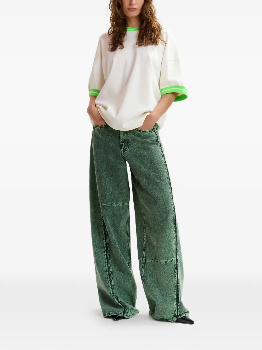 Contrast-Trim T-Shirt