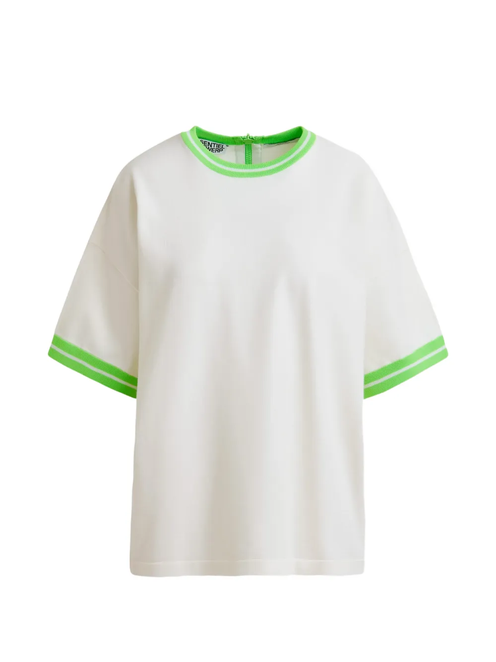 Essentiel Antwerp contrast-trim T-shirt - Toni neutri