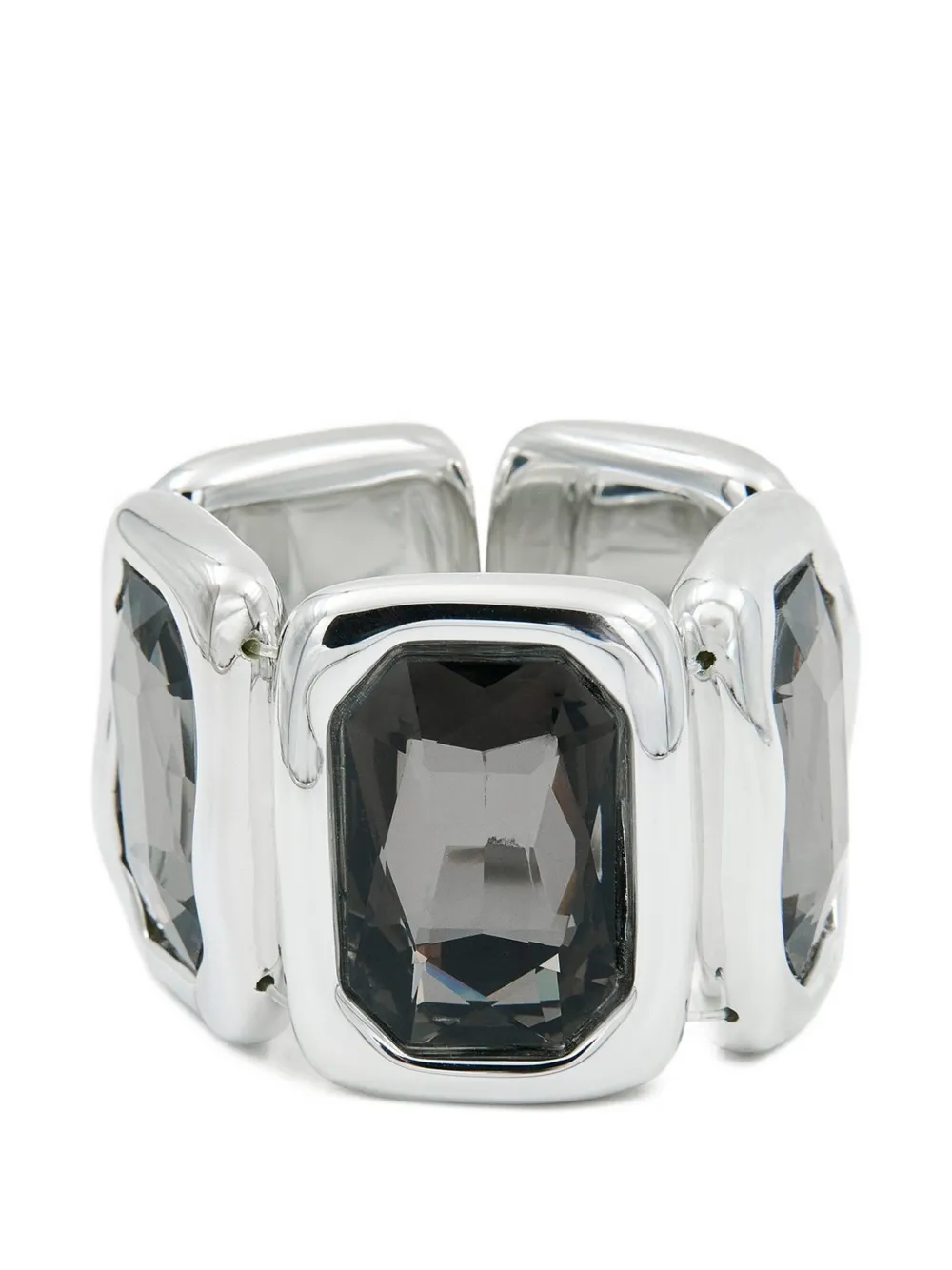 Essentiel Antwerp rectangular-shape wide bracelet - Argento