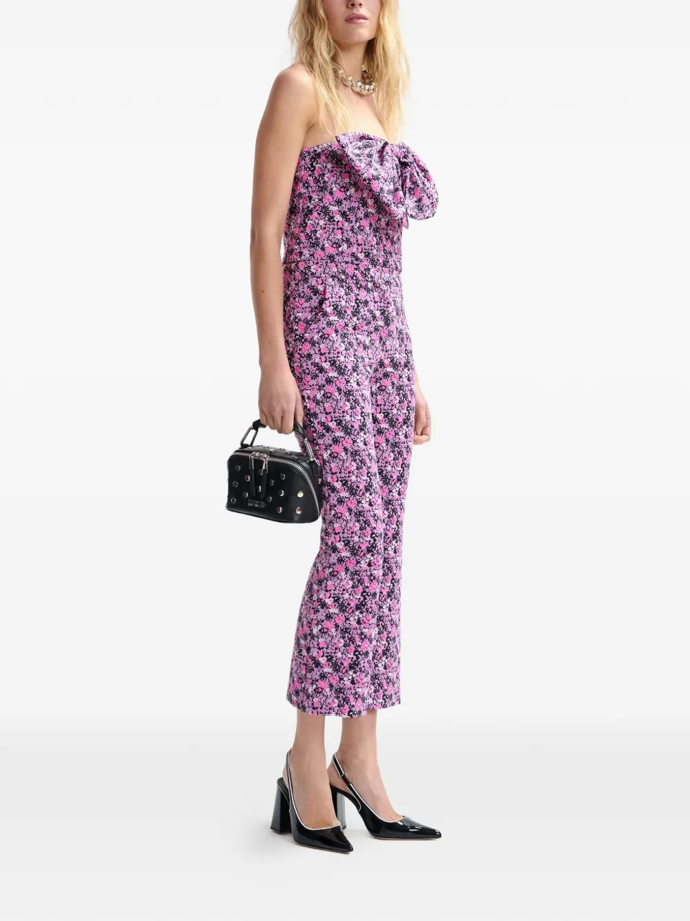  Essentiel Antwerp Bow-motif Top - Purple 
