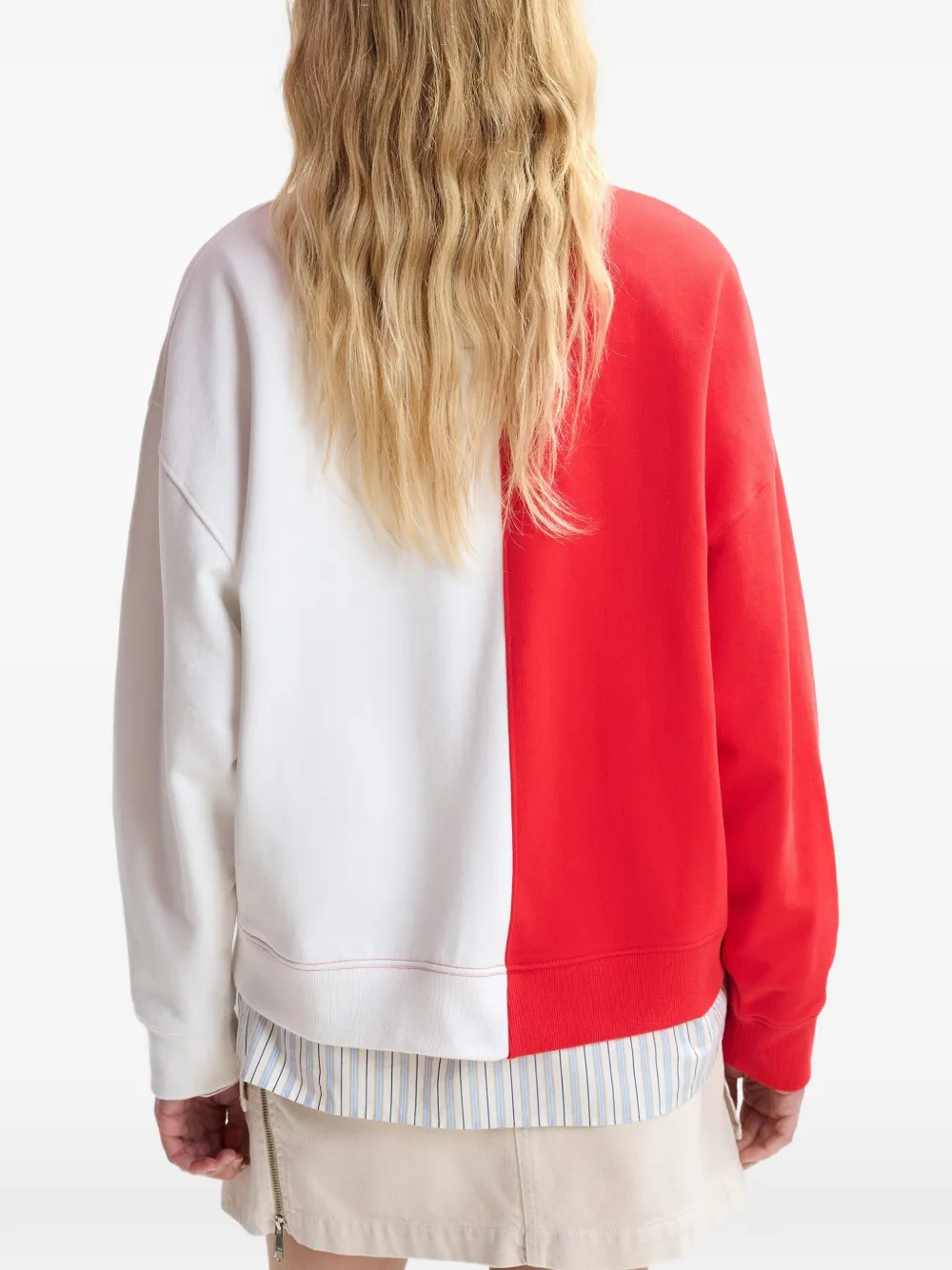 Essentiel Antwerp Sweater met pailletten Rood