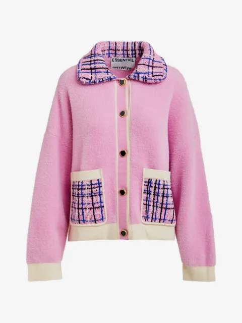 Essentiel Antwerp cárdigan con bolsillo de parche